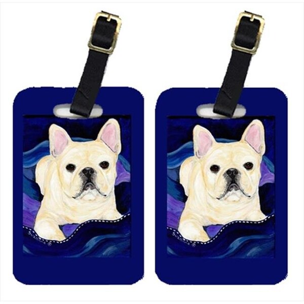 Carolines Treasures SS8126BT French Bulldog Luggage Tags; Pack - 2 SS8126BT - main